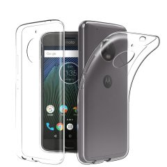 Moto E4 Plus 0,2 mm Ultra İnce Silikon Kılıf + Tempered Glass
