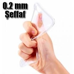 Moto E4 Plus 0,2 mm Ultra İnce Silikon Kılıf + Tempered Glass