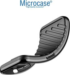 Microcase Xiaomi Poco M5 Thunder Serisi Darbeye Dayanıklı Silikon Kılıf - Siyah AL3421