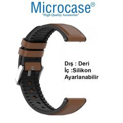 Microcase Xiaomi Redmi Watch 5 Lite  ile Uyumlu  Tokalı Deri Kordon Kayış - KY87