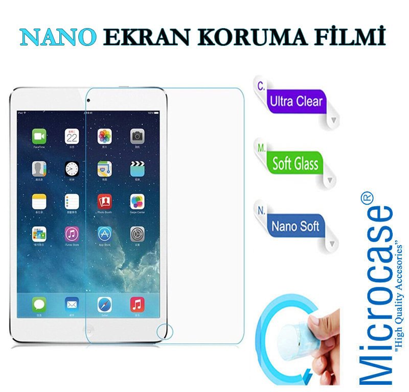 Microcase iPad Pro 12.9 2017 Nano Esnek Ekran Koruma Filmi