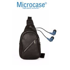 Microcase Unisex 3 Gözlü Suni Deri Çapraz Askılı Omuz ve Göğüs Çantası -AL4443