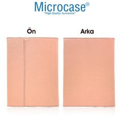 Microcase iPad Air 4.Nesil 10.9 inch 2020 Sleeve Serisi Mıknatıs Kapaklı Standlı Kılıf - Toz Pembe