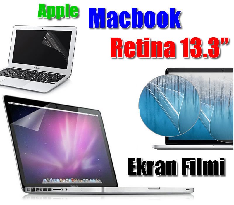 Apple Macbook Retina 13.3'' Ekran Koruma Filmi