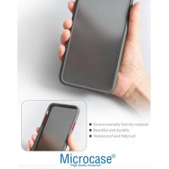 Microcase iPhone 13 mini London Serisi Sert Kılıf - Buzlu Siyah