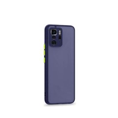 Microcase Xiaomi Poco X3 Gt London Serisi Darbeye Dayanıklı Kılıf - Buzlu Mavi
