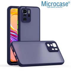 Microcase Xiaomi Poco X3 Gt London Serisi Darbeye Dayanıklı Kılıf - Buzlu Mavi