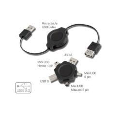 Microcase Multi USB Adaptör Kablo TU1310 USB 2.0 480 Mbps 4in1 AL2591