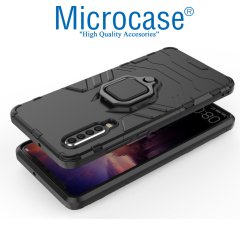 Huawei P30 Batman Serisi Yüzük Standlı Kılıf + CAM (SEÇİN)