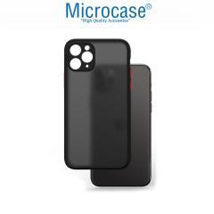 Microcase iPhone 13 Pro London Serisi Sert Kılıf - Buzlu Siyah