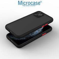 Microcase iPhone 13 Pro London Serisi Sert Kılıf - Buzlu Siyah