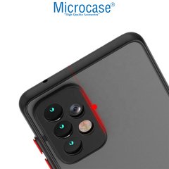 Microcase Samsung Galaxy A73 5G London Serisi Darbeye Dayanıklı Kılıf - Buzlu Siyah