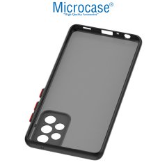 Microcase Samsung Galaxy A73 5G London Serisi Darbeye Dayanıklı Kılıf - Buzlu Siyah