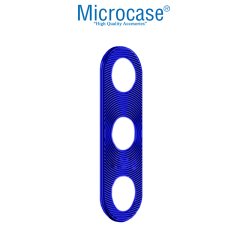 Microcase Xiaomi Mi Note 10 - Mi Note 10 Pro Kamera Lens Koruma Halkası - Kapalı Tasarım Mavi