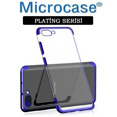 Microcase Huawei Honor 10 Plating Silikon Kılıf + Ekran Koruma