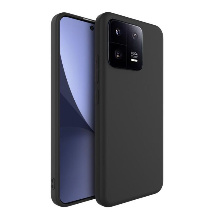 Microcase Xiaomi 13 (Global) Matte Serisi Silikon TPU Kılıf - Siyah AL3367