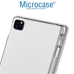 Microcase iPad Pro 2.Nesil 11 inch 2020 Soft Kalem Koymalı Silikon Kılıf - Şeffaf