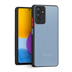 Microcase Samsung Galaxy M23 London Serisi Darbeye Dayanıklı Kılıf - Buzlu Siyah