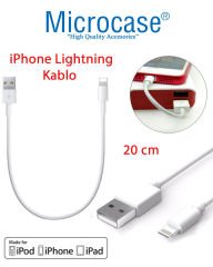 Microcase Apple iPhone XS Lightning Kısa Şarj - Data Kablosu