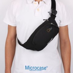 Microcase 3 Gözlü Çapraz Ayarlanabilir  Askılı Bel Omuz ve Göğüs Çantası-AL4436