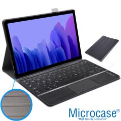 Microcase Samsung Galaxy Tab A7 T500 T505 T507 10.4 Bluetooth Klavye + Touchpad Standlı Kılıf - BKK2