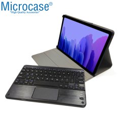Microcase Samsung Galaxy Tab A7 T500 T505 T507 10.4 Bluetooth Klavye + Touchpad Standlı Kılıf - BKK2
