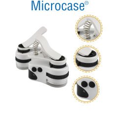 Microcase 60X Mini Cep Telefonu için Mandallı Mikroskop UV Ledli Büyüteç - AL4727