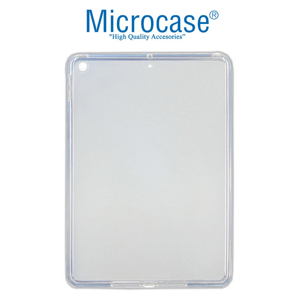 Microcase iPad 9.7 2017 Silikon Soft Kılıf - Şeffaf
