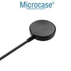 Microcase Samsung Galaxy Watch Serileri için Manyetik Şarj Aygıtlı USB Kablo 1 Metre Siyah - AL2414