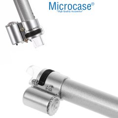 Microcase 100X Mini Ayarlanabilir Kalem Stili El Cep Mikroskop Ledli - AL2432