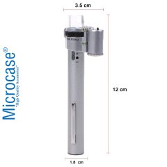Microcase 100X Mini Ayarlanabilir Kalem Stili El Cep Mikroskop Ledli - AL2432