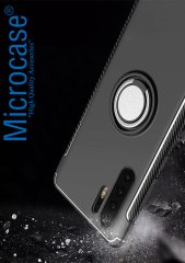 Huawei P30 Pro Yüzük Standlı Armor Silikon Kılıf