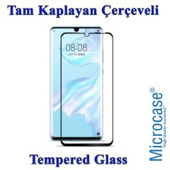 Microcase Huawei P30 Lite - Nova 4e Alfa Serisi Armor Standlı Perfect Protect Koruma Kılıf + Tam Kaplayan Çerçeveli Cam Ekran Koruma