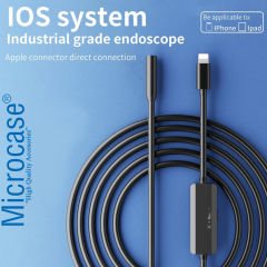 Microcase Iphone Lıghtning Endeskop Kamera Led Su Geçirmez 10 Metre Borescope Yılan Kamera AL4195