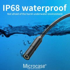Microcase Iphone Lıghtning Endeskop Kamera Led Su Geçirmez 10 Metre Borescope Yılan Kamera AL4195