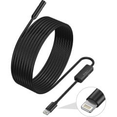 Microcase Iphone Lıghtning Endeskop Kamera Led Su Geçirmez 10 Metre Borescope Yılan Kamera AL4195