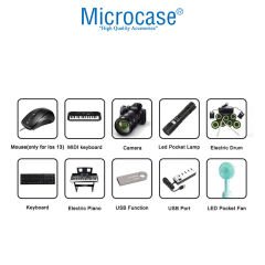 Microcase iPhone iPad Android Type-C to USB Kamera Adaptörü - AL4120 Beyaz
