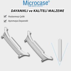 Microcase Samsung Galaxy Watch 7 Ultra için 22mm Metal Kordon Kayış Adaptörü-AL4953