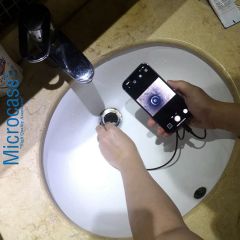 Microcase Iphone Lıghtning Endeskop Kamera Led Su Geçirmez 5 Metre Borescope Yılan Kamera AL4196