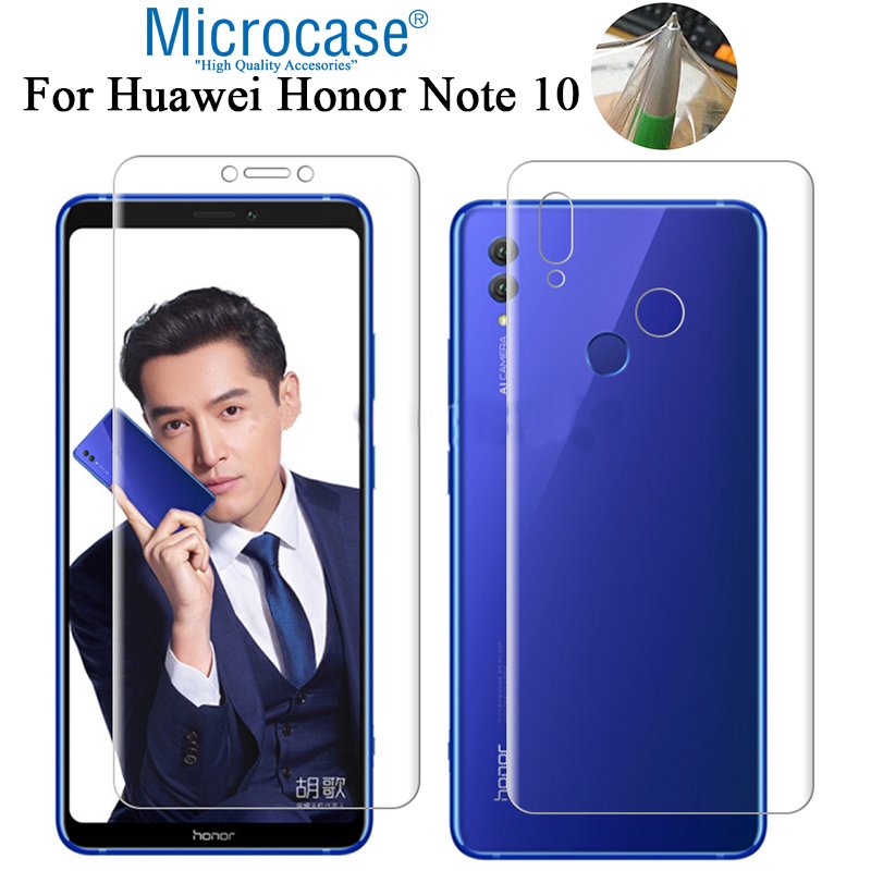 Microcase Huawei Honor Note 10 Full Ön Arka Kaplama Koruma Filmi