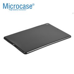 Microcase iPad Pro 10.5 2017 Silikon Soft Kılıf - Siyah + Ekran Koruma