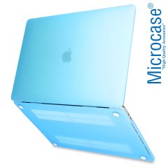 Microcase Macbook Pro 16 inch A2141 A2142 Shell Rubber Kapak Kılıf - Turkuaz