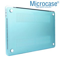 Microcase Macbook Pro 16 inch A2141 A2142 Shell Rubber Kapak Kılıf - Turkuaz