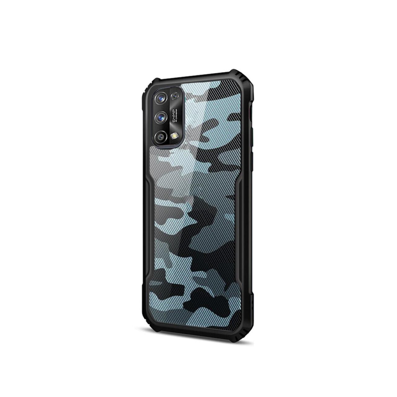 Microcase Realme 7 Pro Camouflage Serisi Darbeye Dayanıklı Kılıf
