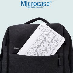 Microcase Tablet ve Telefonlar için Şarjlı Bluetooth Klavye - AL2671 Koyu Mor