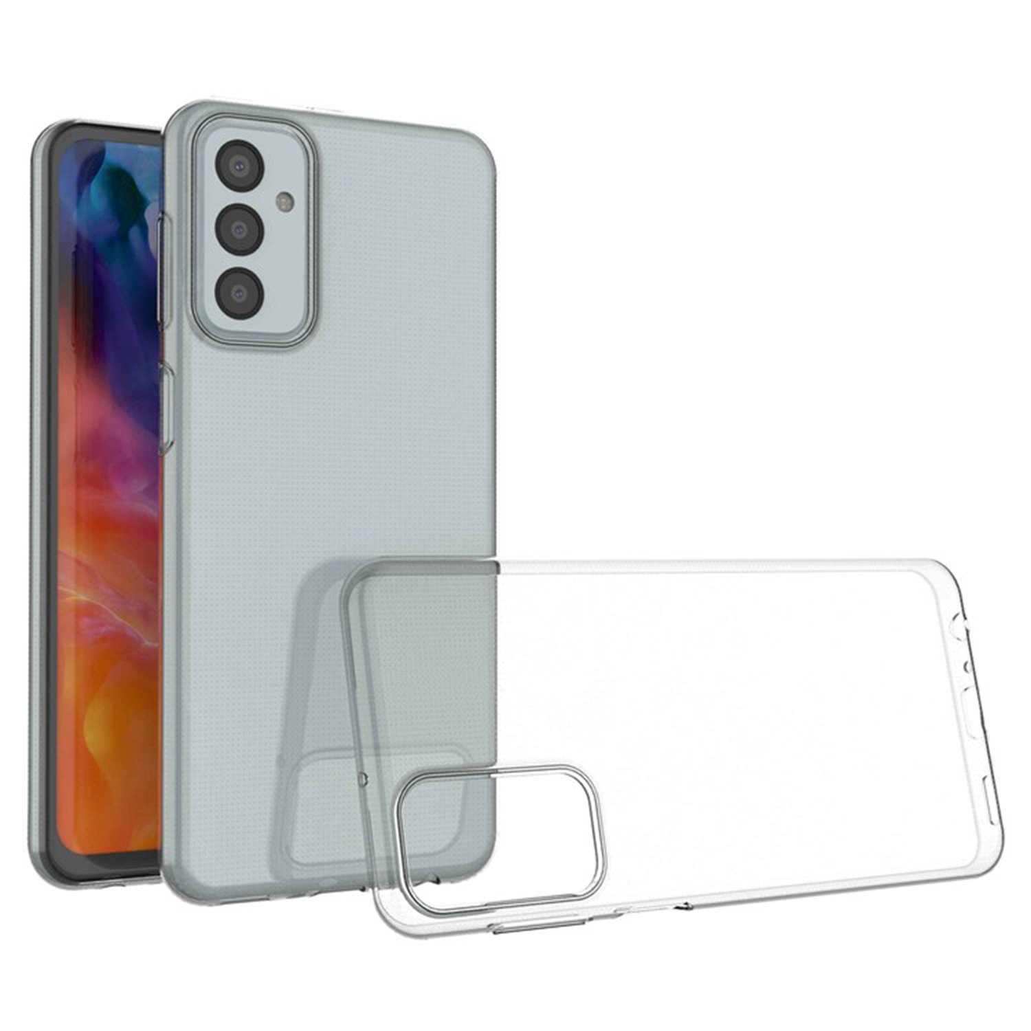 Microcase Samsung Galaxy M23 Slim Serisi Soft TPU Silikon Kılıf - Şeffaf