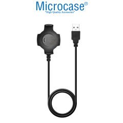 Microcase Amazfit Pace 1 Manyetik Şarj Aygıtlı USB Kablo 1 Metre Siyah - AL2667