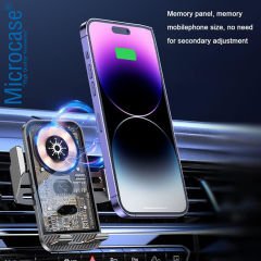 Microcase Araç İçi Manyetik Sensörlü Wireless Kablosuz Şarj Özellikli Telefon Tutucu - AL4107