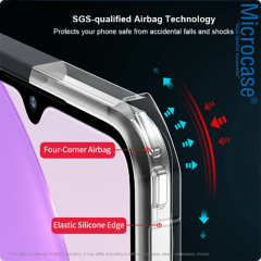 Microcase Poco X6 /Xiaomi Redmi Note 13 PRO 5G ile Uyumlu Airbag Serisi Darbeye Dayanıklı Köşe Korumalı Tpu Kılıf - AL3370