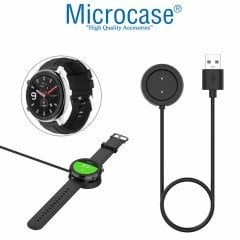 Microcase Xiaomi Amazfit Watch GTS - GTR için Manyetik Şarj Aygıtlı USB Kablo 1 Metre Siyah - AL2512